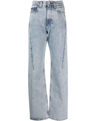 Y. Project Jeans mit geradem Bein - Blau