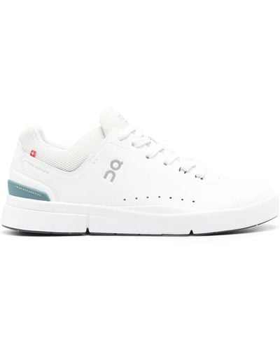 On Shoes Sneakers The Roger con inserti - Bianco