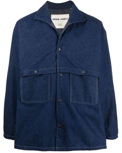 Levi's ポーチポケット デニムシャツジャケット - ブルー