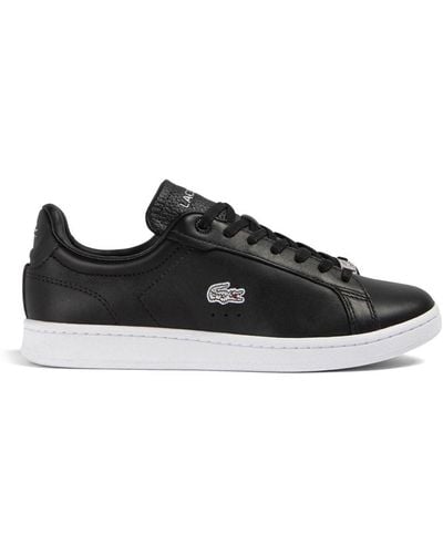 Lacoste Carnaby Pro Leather Lace-up Sneakers - Black