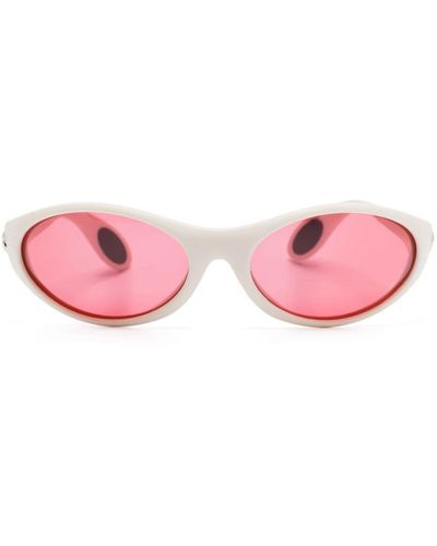 Coperni Sonnenbrille mit ovalem Gestell - Pink