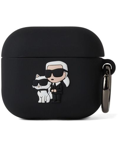 Karl Lagerfeld Karl&choupette Airpods 3 Case - Black