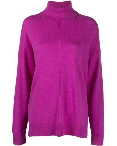 Chinti & Parker Jersey con cuello alto - Rosa