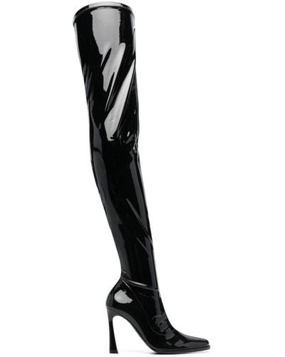 Magda Butrym Retro 110mm Thigh-high Boots - Black