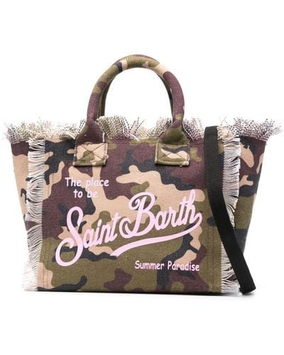 Mc2 Saint Barth Colette Camouflage-print Tote Bag - Pink