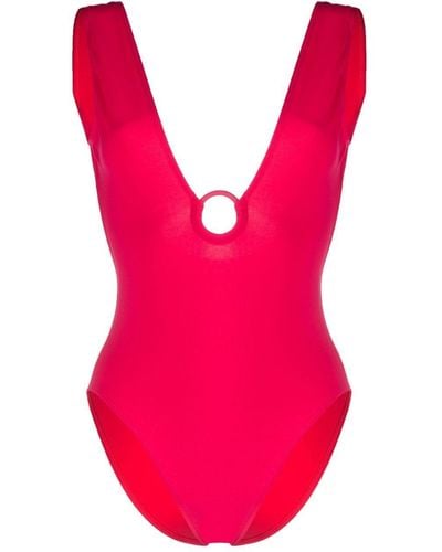 Eres Micaela Ring-detail Swimsuit - Pink