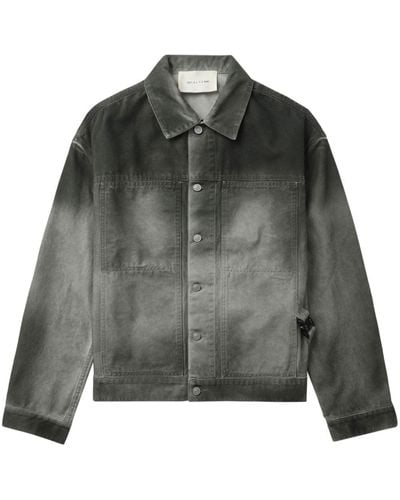1017 ALYX 9SM Overdyed Canvas Shirt Jacket - Gray