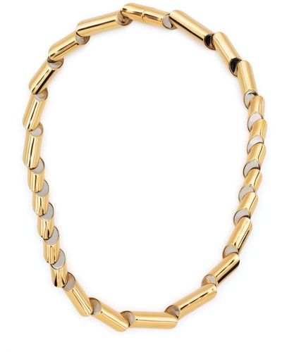 Lanvin Sequence Chain Necklace - Metallic