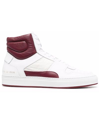 Common Projects High-Top-Sneakers mit Schnürung - Weiß