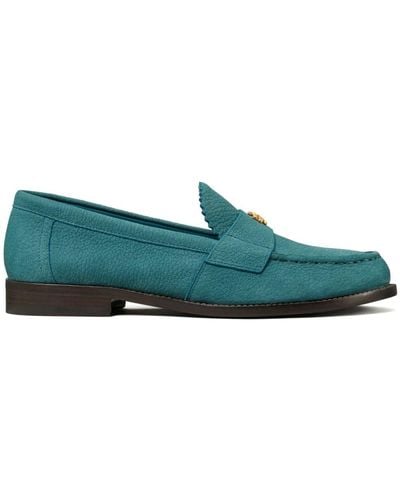 Tory Burch Suede Loafers - Green