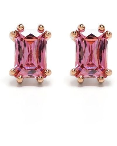 Swarovski Stilla Stud Earrings - Pink