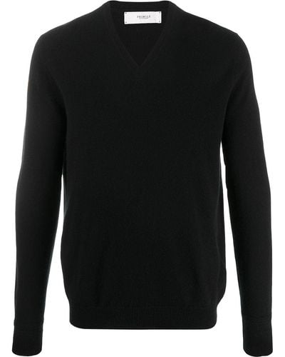 Pringle of Scotland Cashmere Long-sleeve Sweater - Black