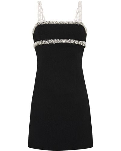 Rebecca Vallance Verfraaide Mini-jurk - Zwart