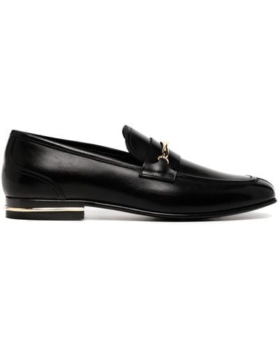 Bally Suisse Leather Loafers - Black