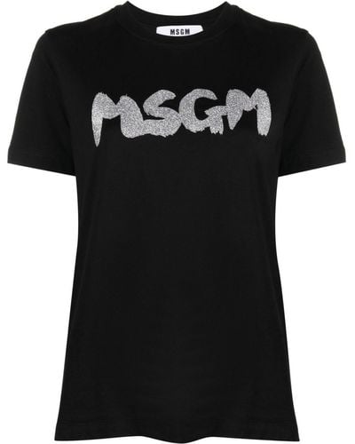 MSGM T-shirt Clothing - Black