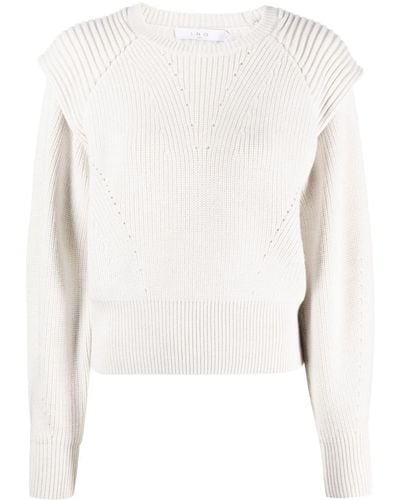 IRO Long-sleeve Wool Sweater - White