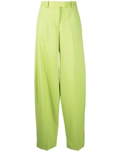 The Attico Pantalon de tailleur à coupe ample - Vert