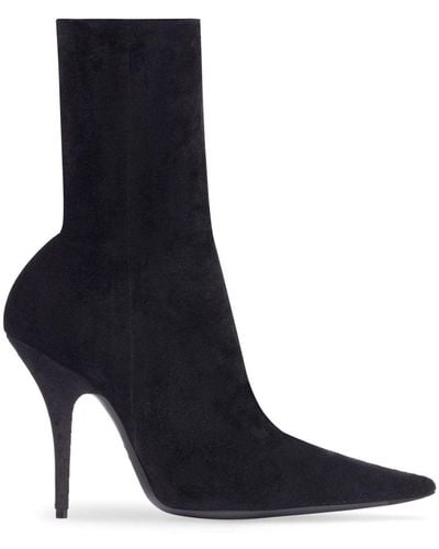 Balenciaga Knife Heel Boots - Black