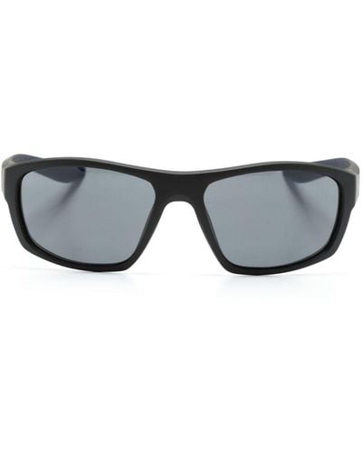 Nike Brazen Boost Sonnenbrille mit eckigem Gestell - Grau