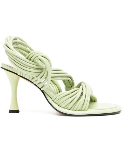 Proenza Schouler Pipe Rolo 90mm Sandals - Green