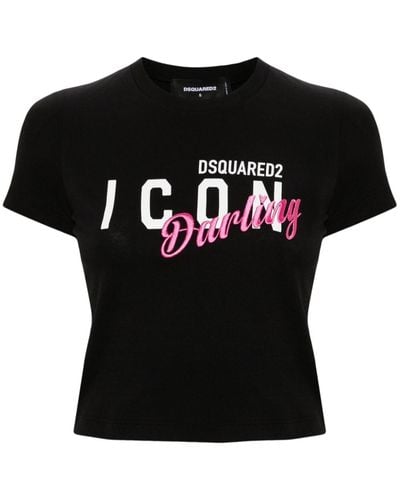 DSquared² Icon Darling T-Shirt - Schwarz