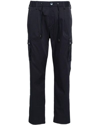 Herno Mid-rise Cargo Trousers - Blue