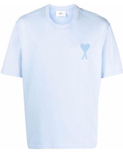 Ami Paris Camiseta Ami De Coeur - Azul