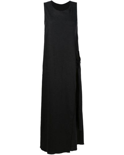 UMA | Raquel Davidowicz Sleeveless Side-tie Maxi Dress - Black