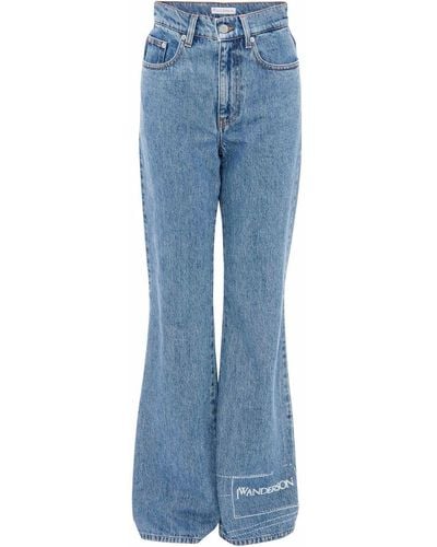 JW Anderson High Waist Jeans - Blauw
