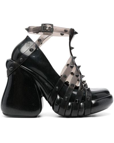 Jean Paul Gaultier Zapatos de tacón Punk Love de x Melissa - Negro