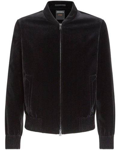 Zegna Velvet bomber jacket - Noir