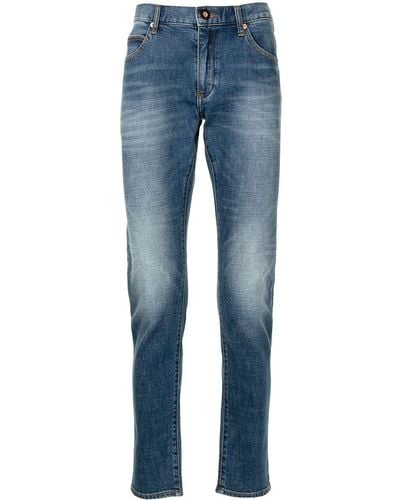 Emporio Armani Faded Slim Jeans - Blue