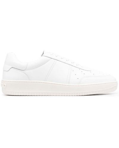 Sandro Magic Leather Low-top Sneakers - White