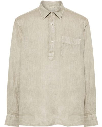 Aspesi Richiusa Linen Shirt - Natural