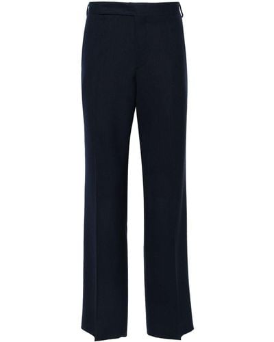 Lardini Tailored Wool Trousers - Blue
