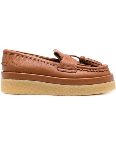 Chloé Jamie Loafers Met Plateauzool - Bruin