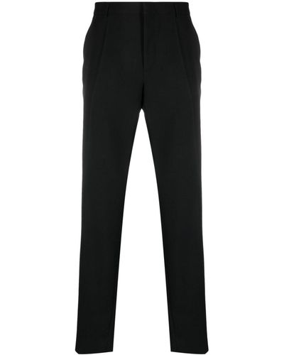 Valentino Garavani Side-stripe Wool Pants - Black