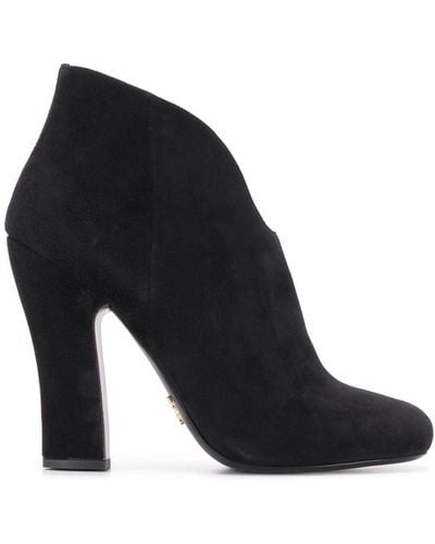 Prada High-heeled Ankle Boots - Black