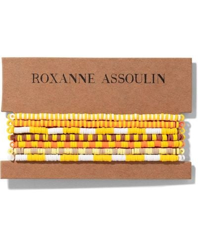 Roxanne Assoulin Color Therapy® Yellow ブレスレット セット - イエロー