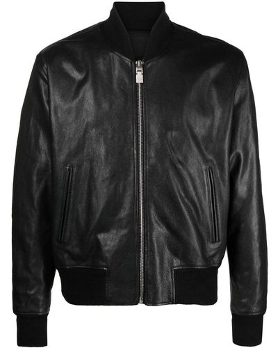 Givenchy Leather Zip Jacket - Black