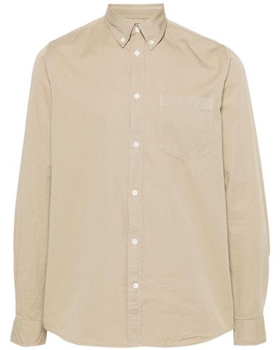 Norse Projects Anton Button-up Cotton Shirt - Natural
