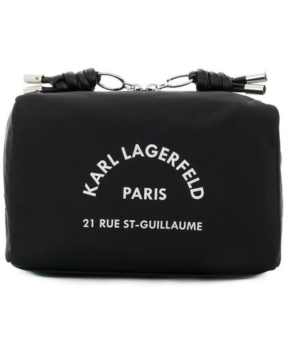 Karl Lagerfeld Rue St Guillaume Washbag - Black