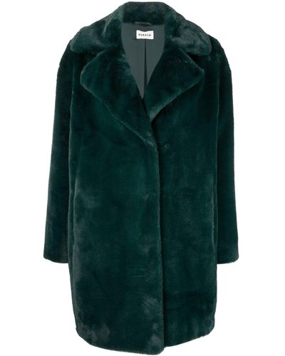 Green Fur coats for Women | Lyst