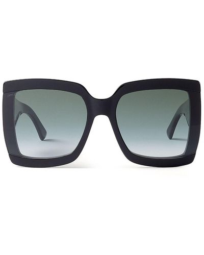 Jimmy Choo Chain Sunglasses Renee /N 9HTIR Black/Ivory 61mm