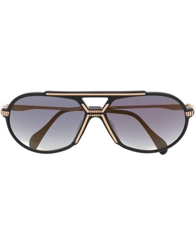 Cazal Pilot Frame Sunglasses - Black