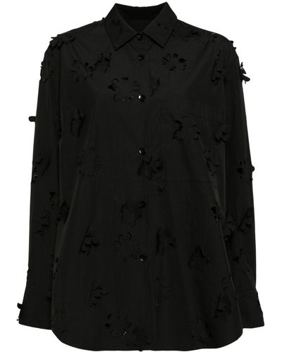 JNBY Oversized Cut-out Shirt - Black
