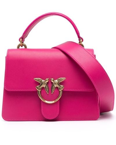 Pinko Micro Love One Tote Bag - Pink