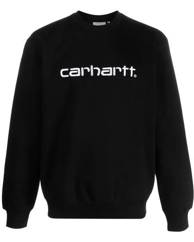 Carhartt ロゴ スウェットシャツ - ブラック