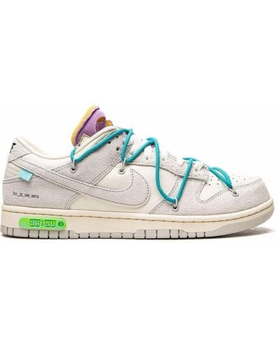NIKE X OFF-WHITE X Off-White Dunk Low Lot 36 Sneakers - Weiß