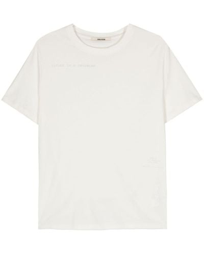 Zadig & Voltaire T-Shirt aus Bio-Baumwolle - Weiß